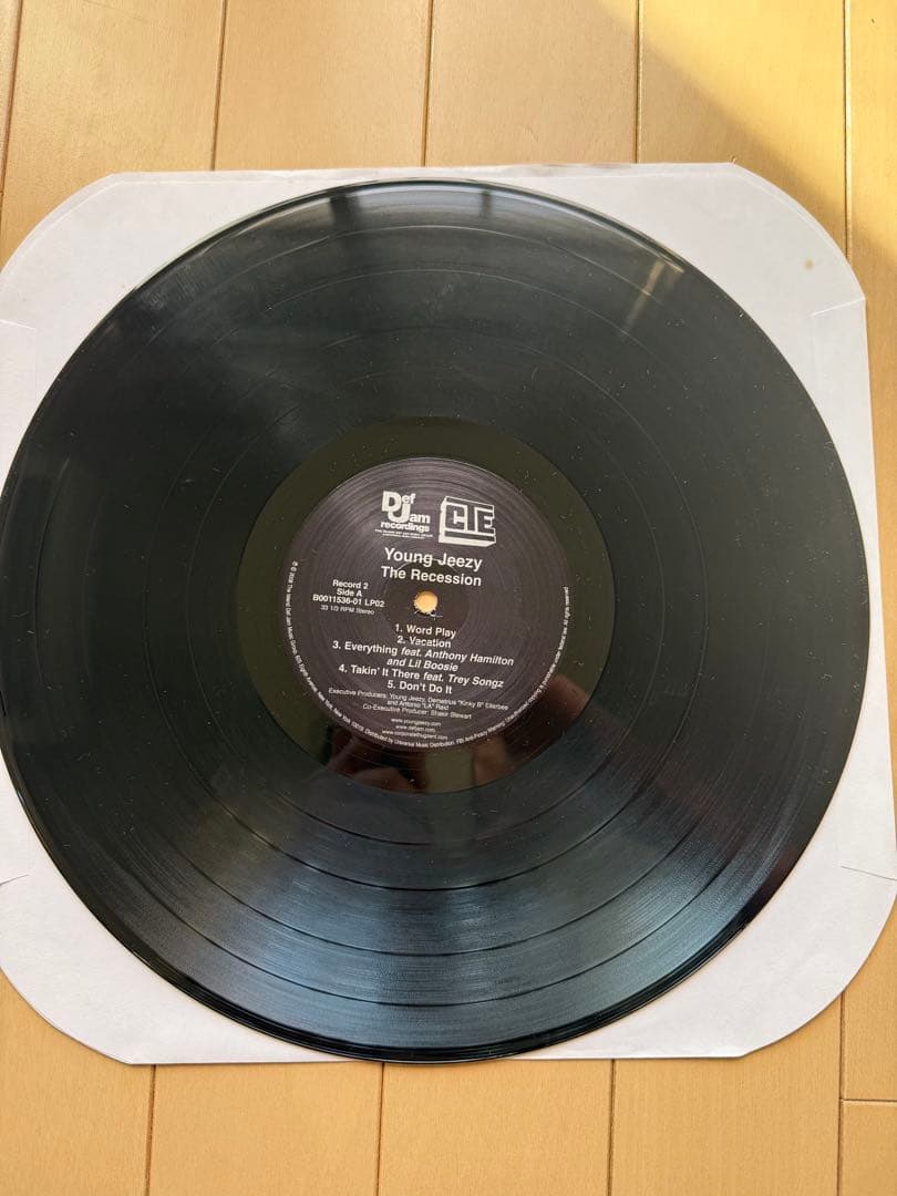 Young Jeezy The Recession 2枚組レコード