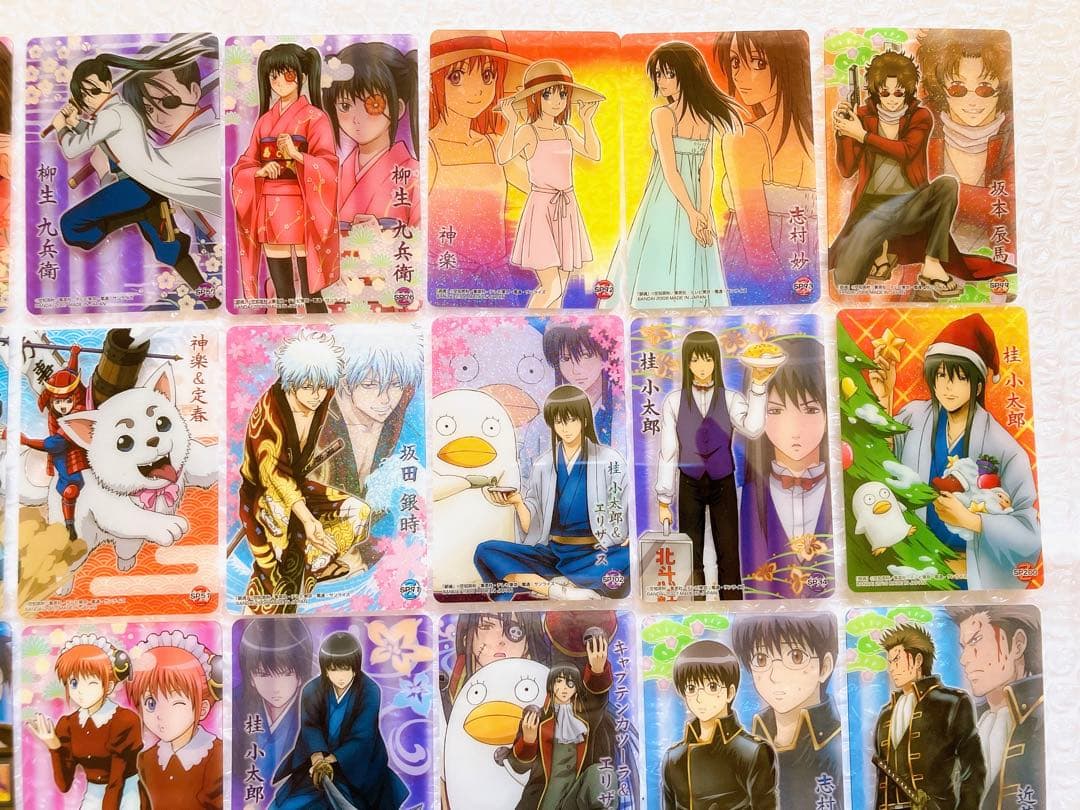 銀魂 カード 128枚 レア 箔押し カードダス ウエハースカード