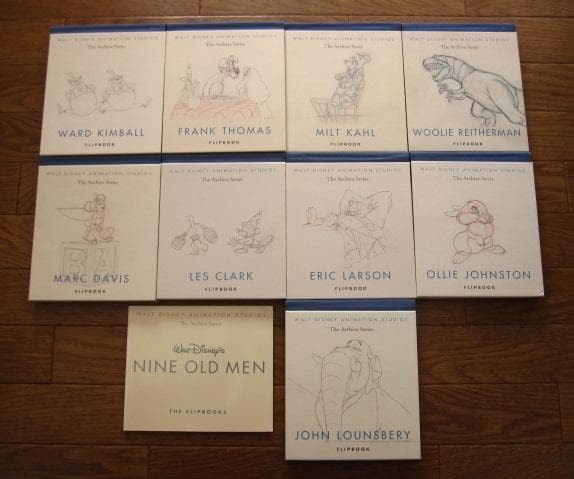 アート・デザイン・音楽 Walt Disney's Nine Old Men Flipbook