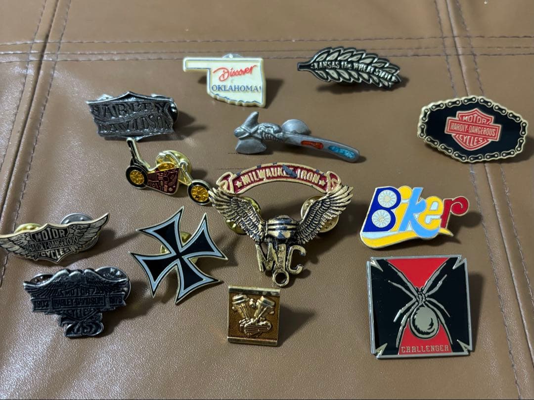 値下げです！MC バイク　ピンズ　ピンバッチ　チョッパー　ビンテージ　69