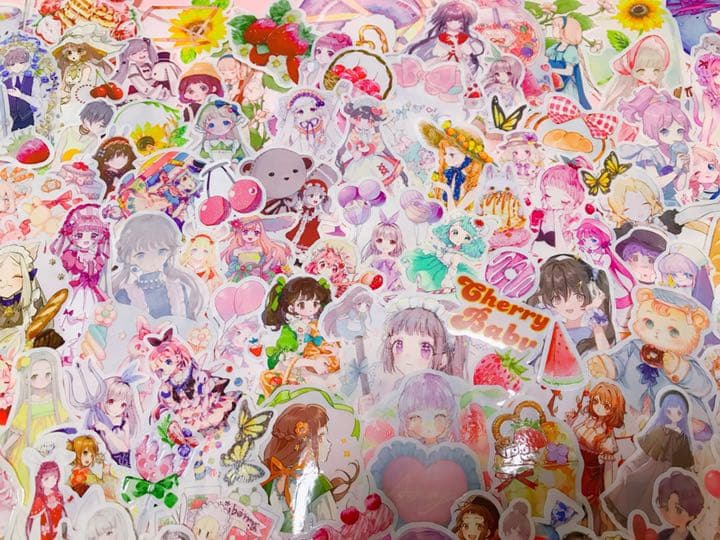 可愛いい❤️❤️人物マステフレークシール( ⸝⸝•ᴗ•⸝⸝ )151