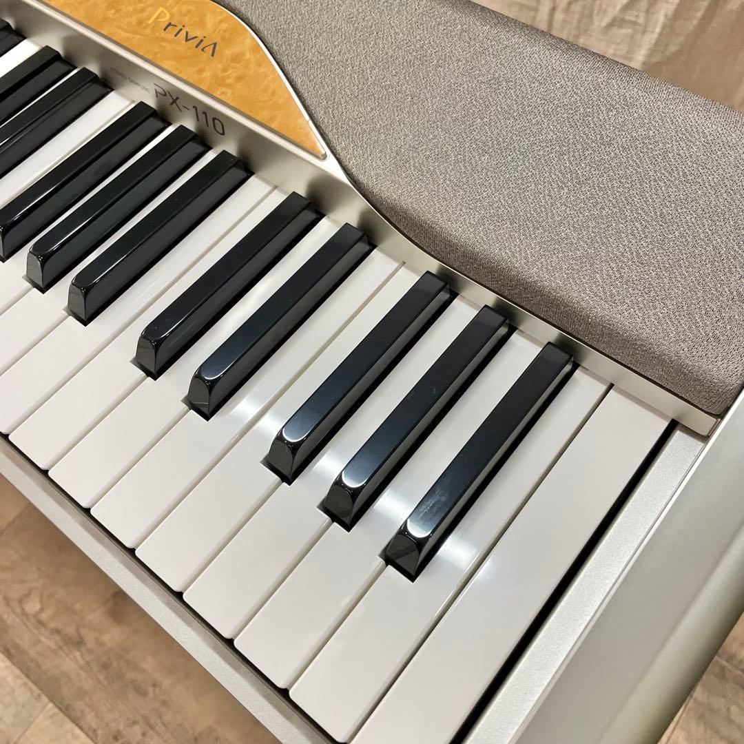 【CASIO】電子ピアノPX-110 【Privia】折り畳み脚付き 動作確認済