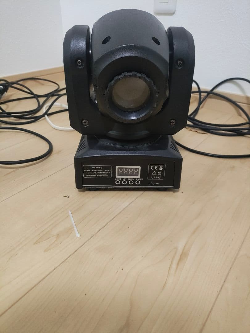 ムービングヘッドライト５台セット DMX接続可能