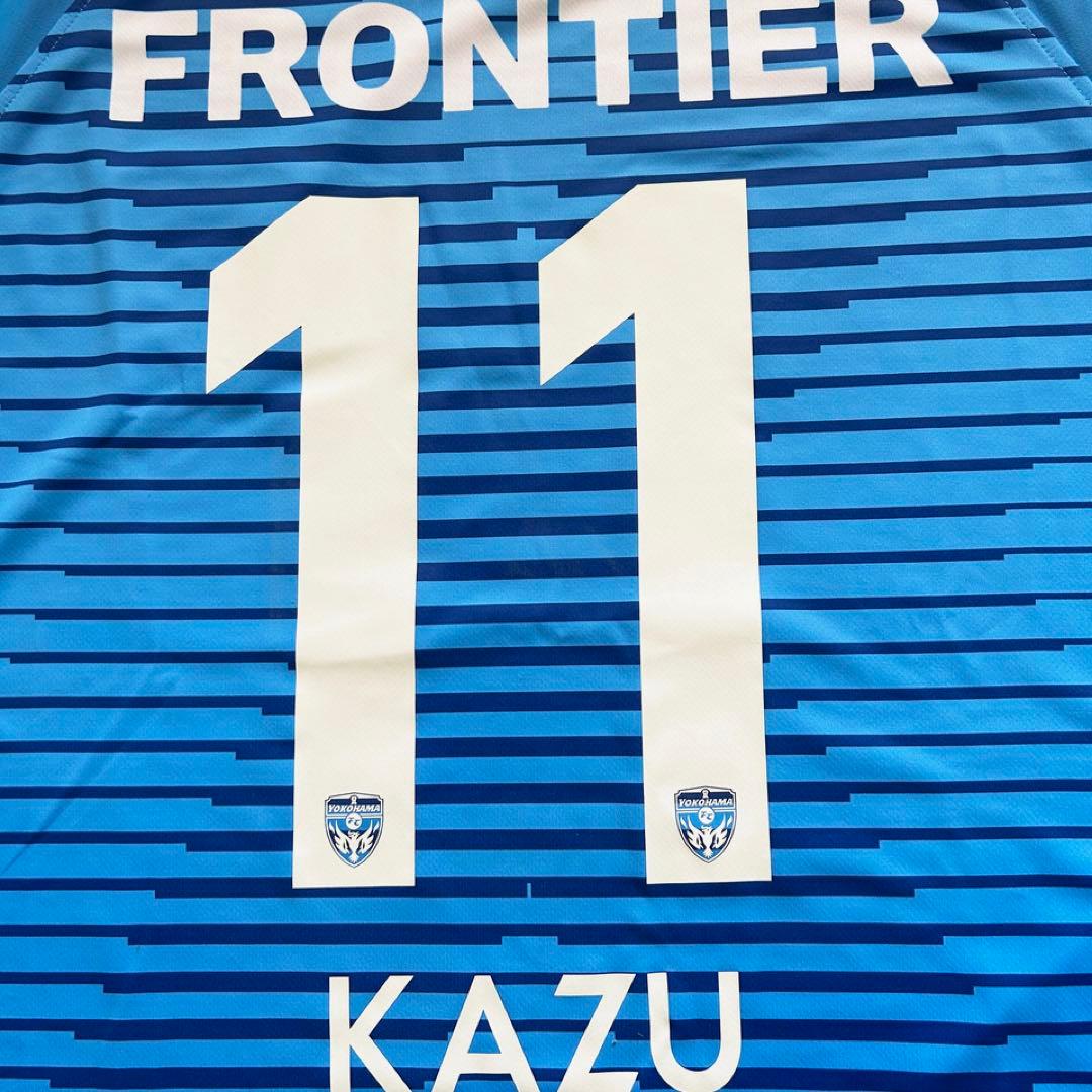 三浦知良　横浜FC オーセンティック　ユニフォーム　ハンガー付