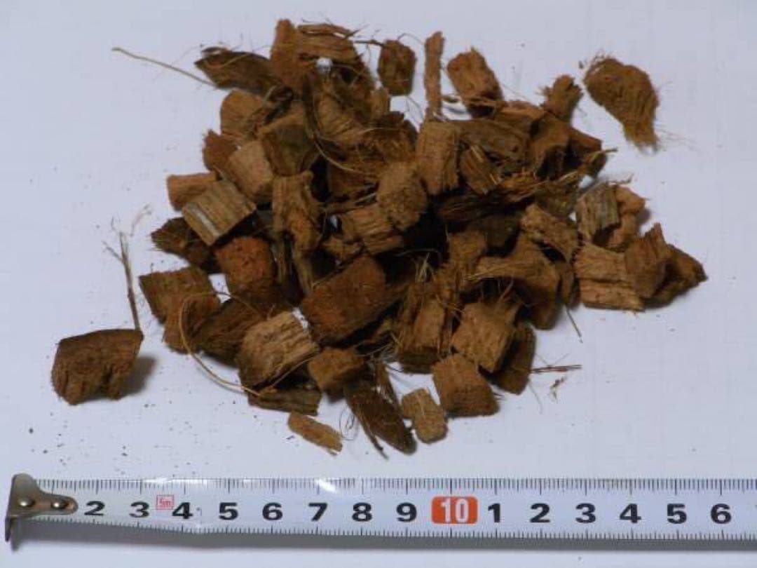 【大量】リクガメ等爬虫類の床材 ヤシガラ200L マット ハスクチップ