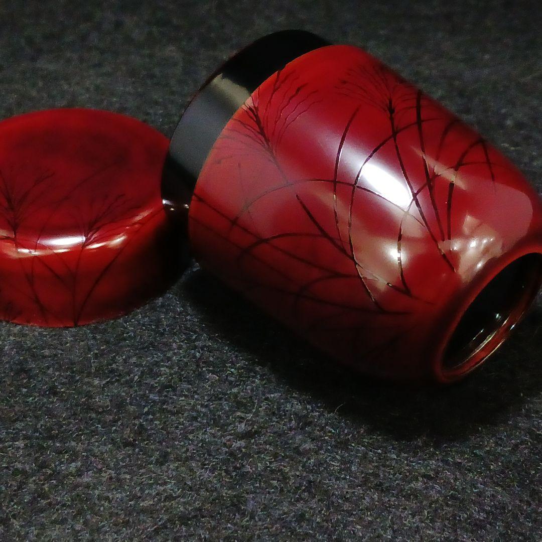 Y3339-9 茶道具 吉田一峰作 蒔絵 棗 共箱　　#13