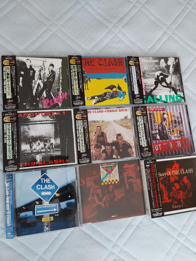 ザ・クラッシュCD９枚セット+ジョーストラマーおまけ