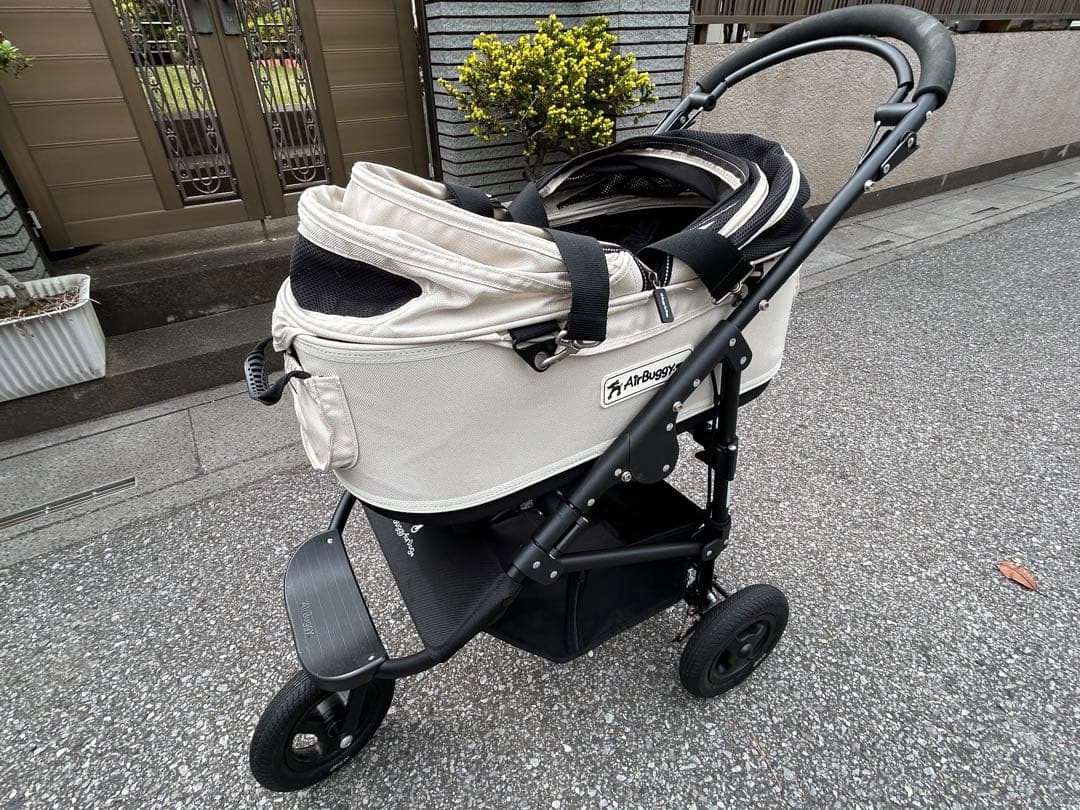 Airbuggy ペットカート ホワイト