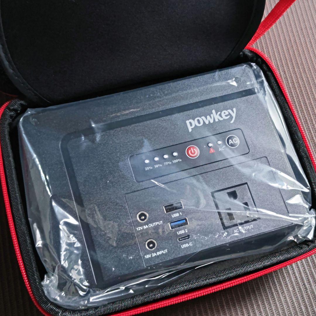 powkey ポータブル電源 AC出力100W