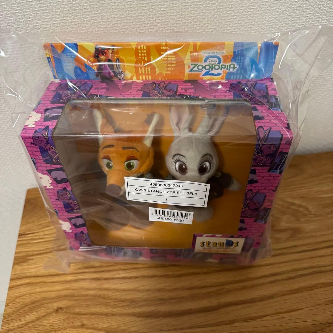 10th ズートピアセット　ニック　ジュディ　クロウハウザー