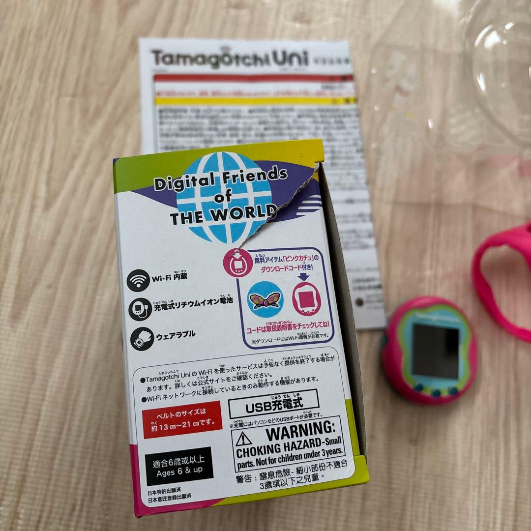 こっと様：たまごっち　Tamagotchi Uni ピンク Wi-Fi接続
