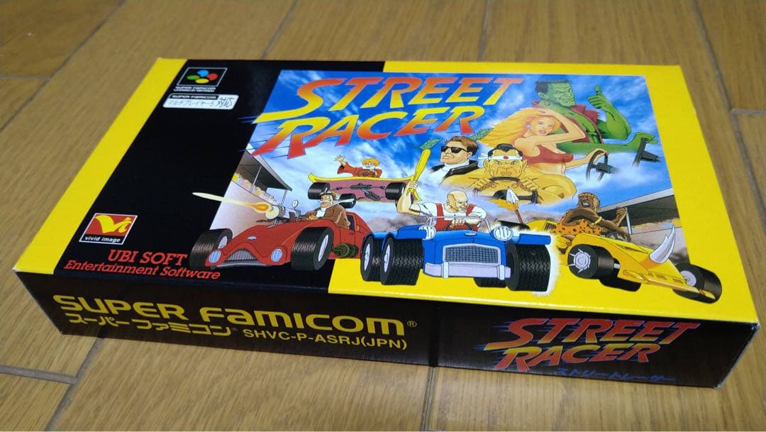 スーパーファミコン　ストリートレーサー　STREET RACER　【美品】