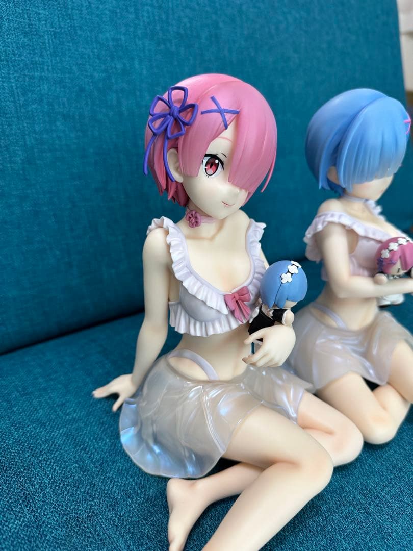 一番くじ　Re:ゼロから始める異世界生活　レム&ラム フィギュア　2体セット