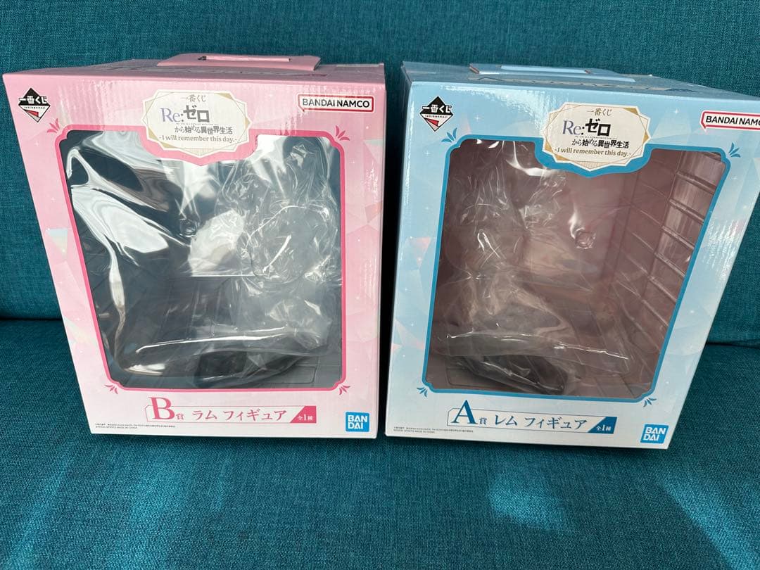 一番くじ　Re:ゼロから始める異世界生活　レム&ラム フィギュア　2体セット