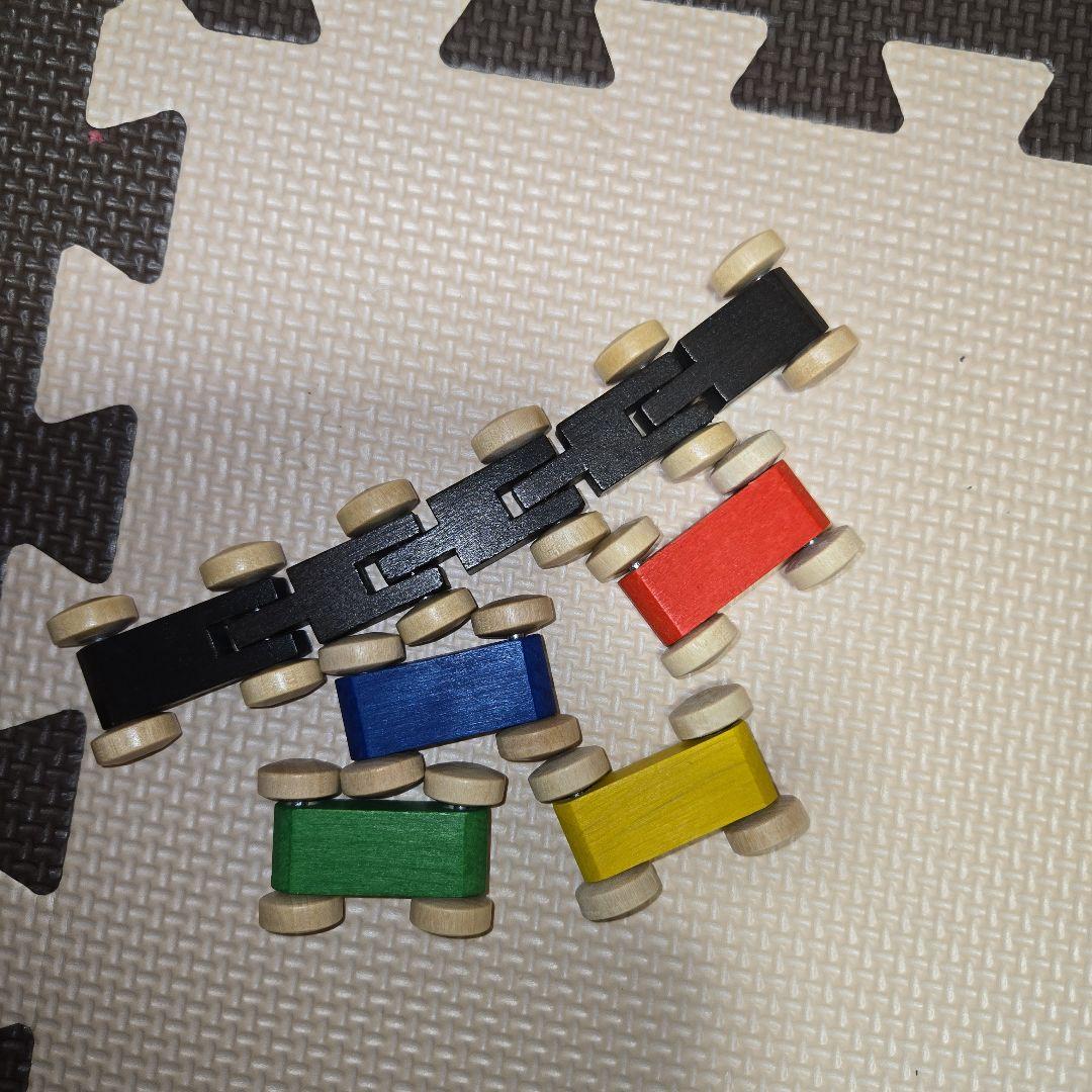 木製玩具　ベック社　トレインカースロープ