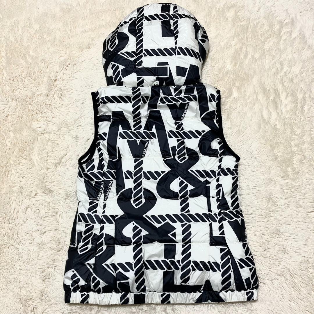 極美品✨ MARK&LONA 2way リバーシブル 中綿ベスト フード収納可