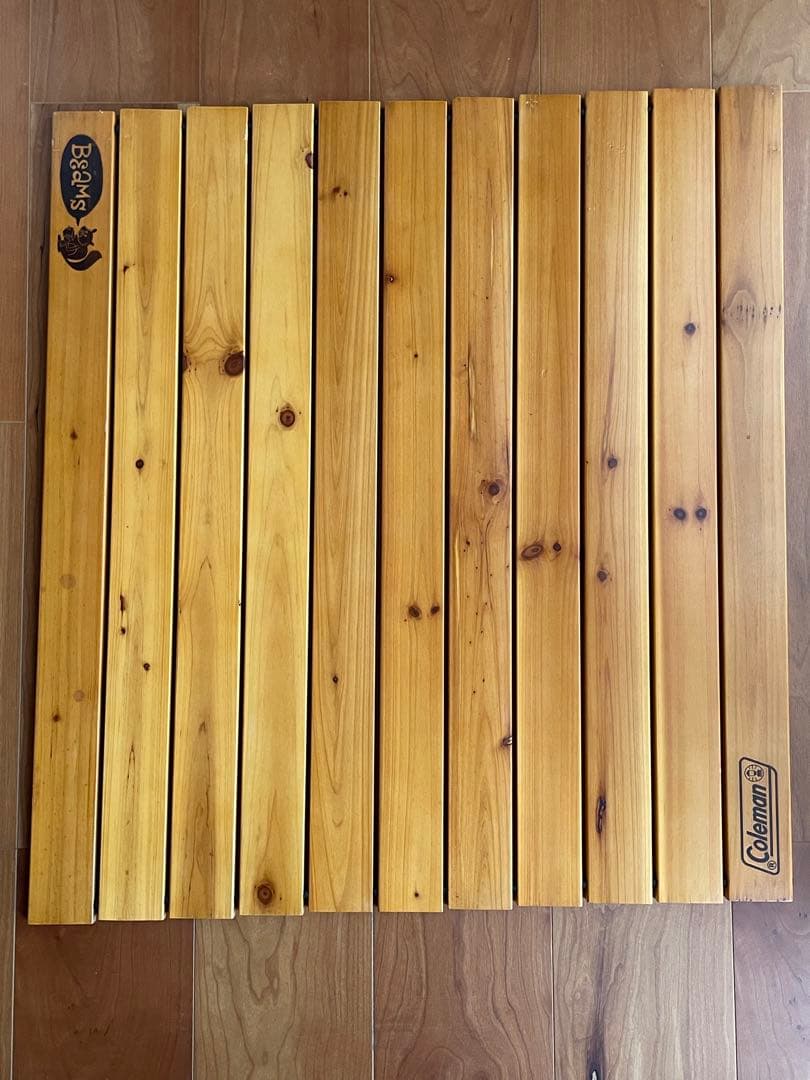COLEMAN コールマン BEAMS ビームス ウッドロールテーブル