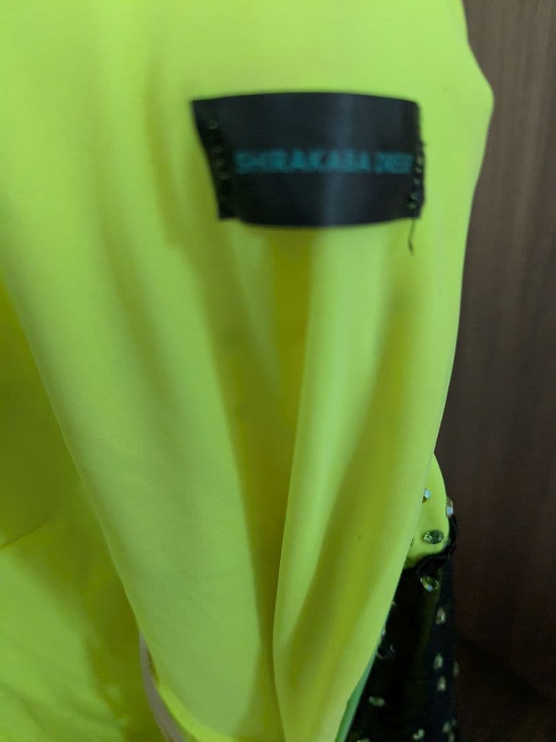 SHIRAKABA DRESS ネオンフリンジ　社交ダンスドレス　ラテン