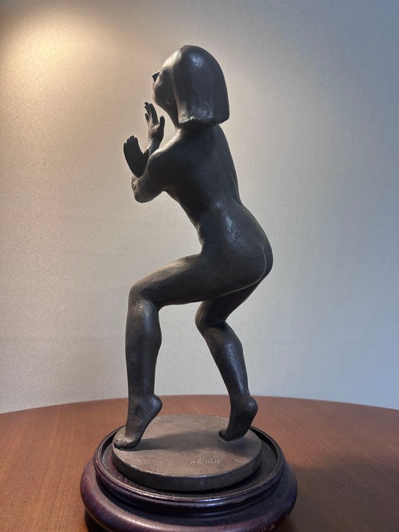 館野弘青 作「律動」 裸婦像 ブロンズ像