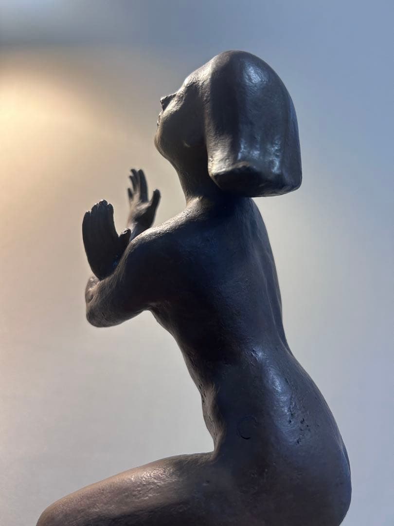 館野弘青 作「律動」 裸婦像 ブロンズ像