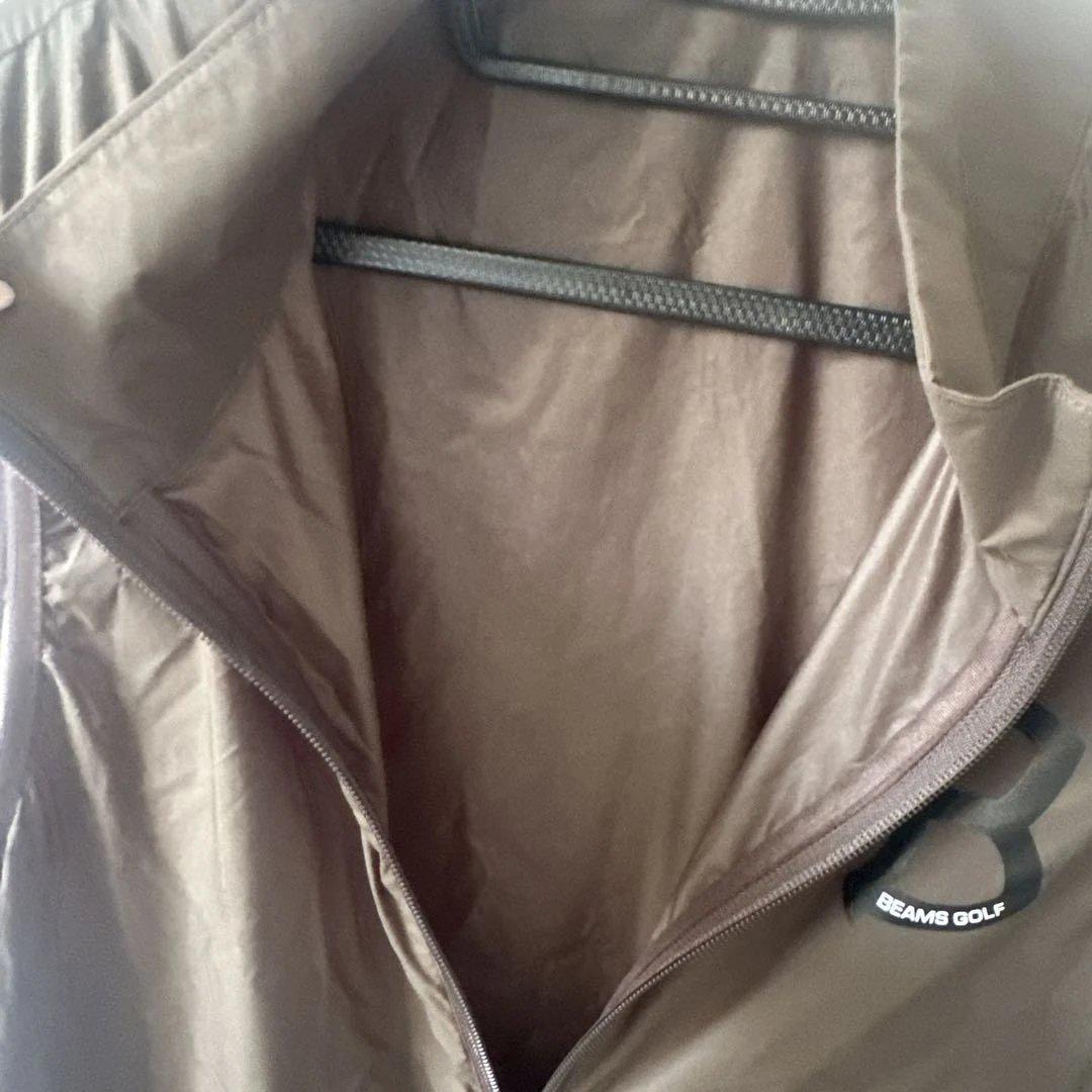 【新品】beams golf 撥水ストレッチオリーブベスト　Lサイズ