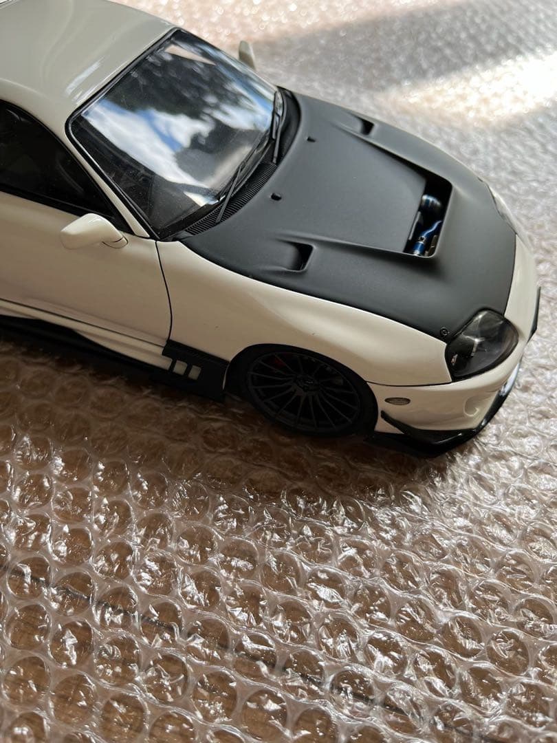 1/18 スープラ ホワイト ブラック　イグニッションモデル