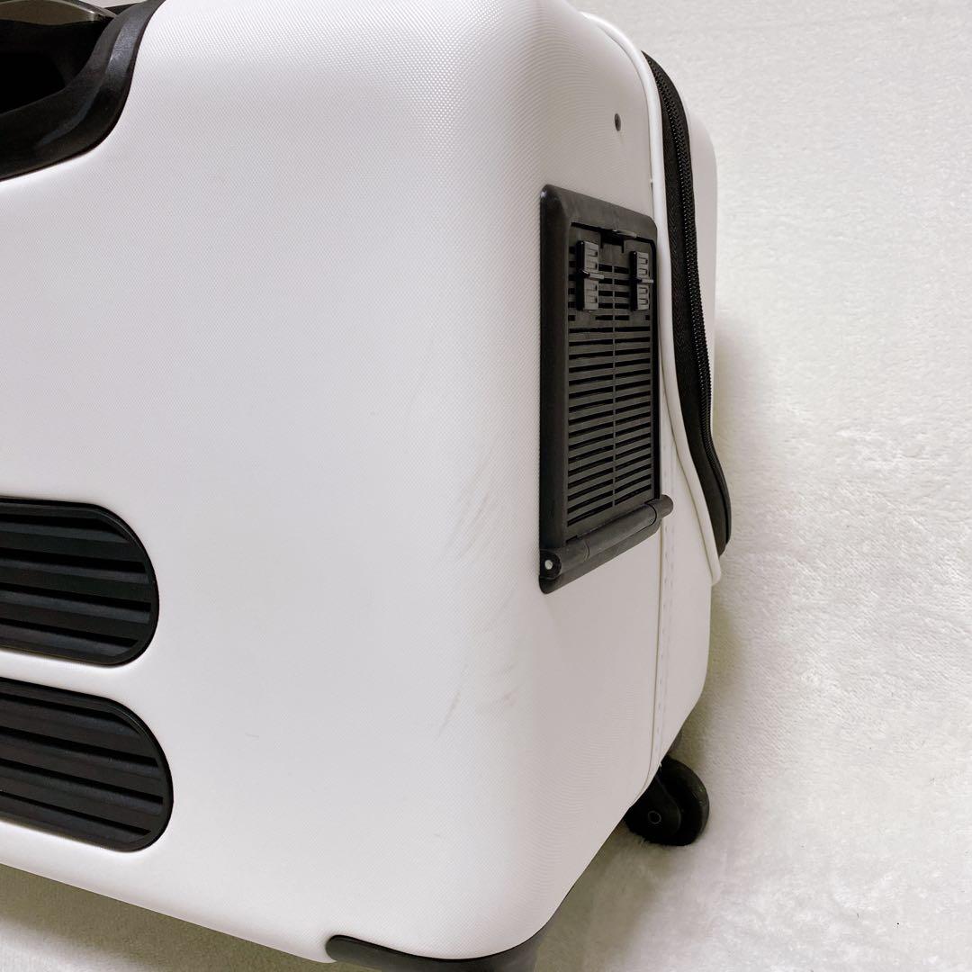 GEX　OSOTO　ペット用キャリーケース　M　ホワイト　キャリーバッグ　4輪