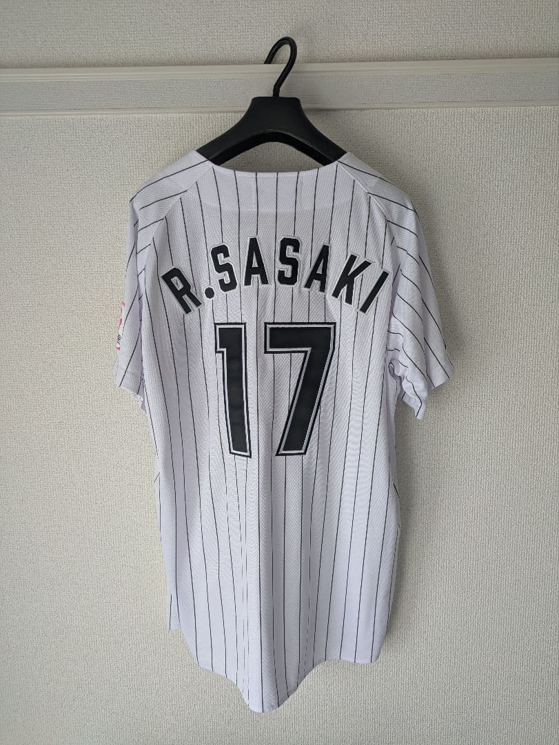 千葉ロッテマリーンズ 佐々木朗希 ユニフォーム L