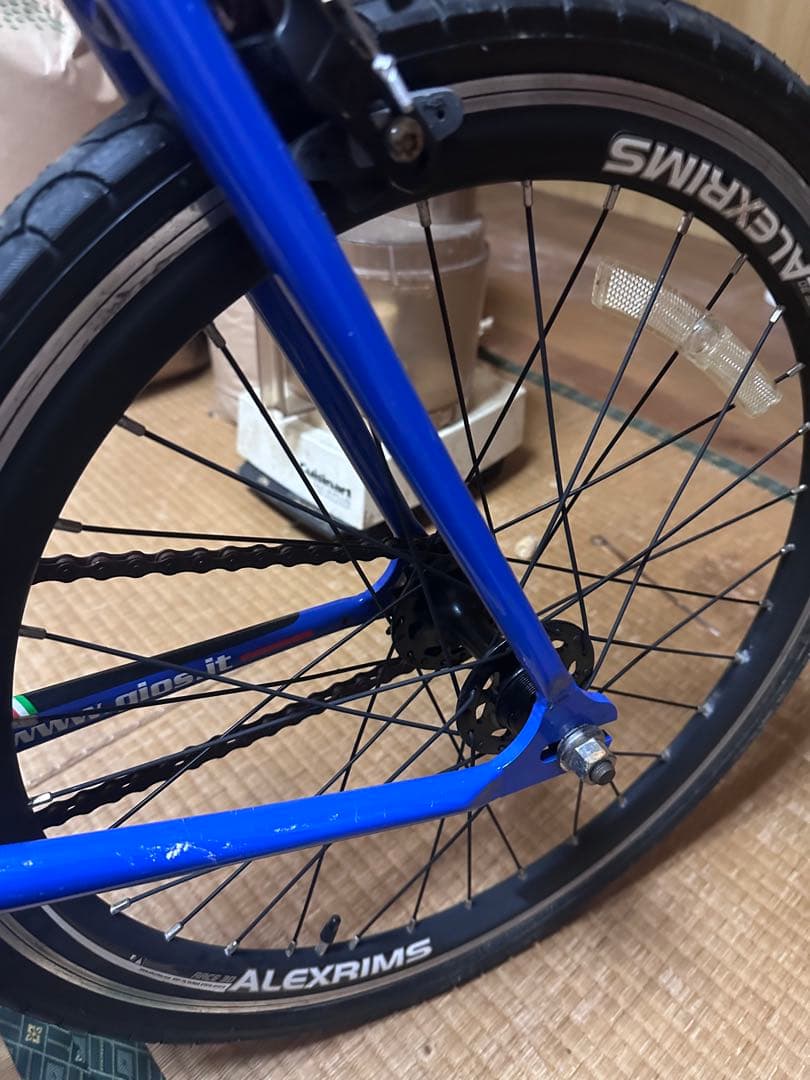 希少 GIOS ジオス クロスバイク 青 CR-MOチューブ ミニベロ