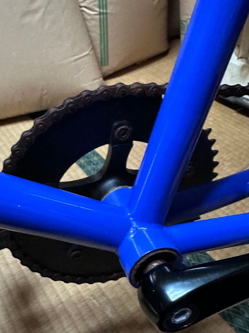 希少 GIOS ジオス クロスバイク 青 CR-MOチューブ ミニベロ