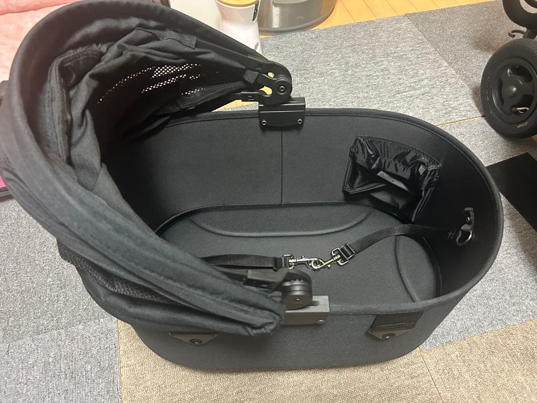 値下げ‼️エアバギーコットDOME3 REGULAR COT/アースブラック