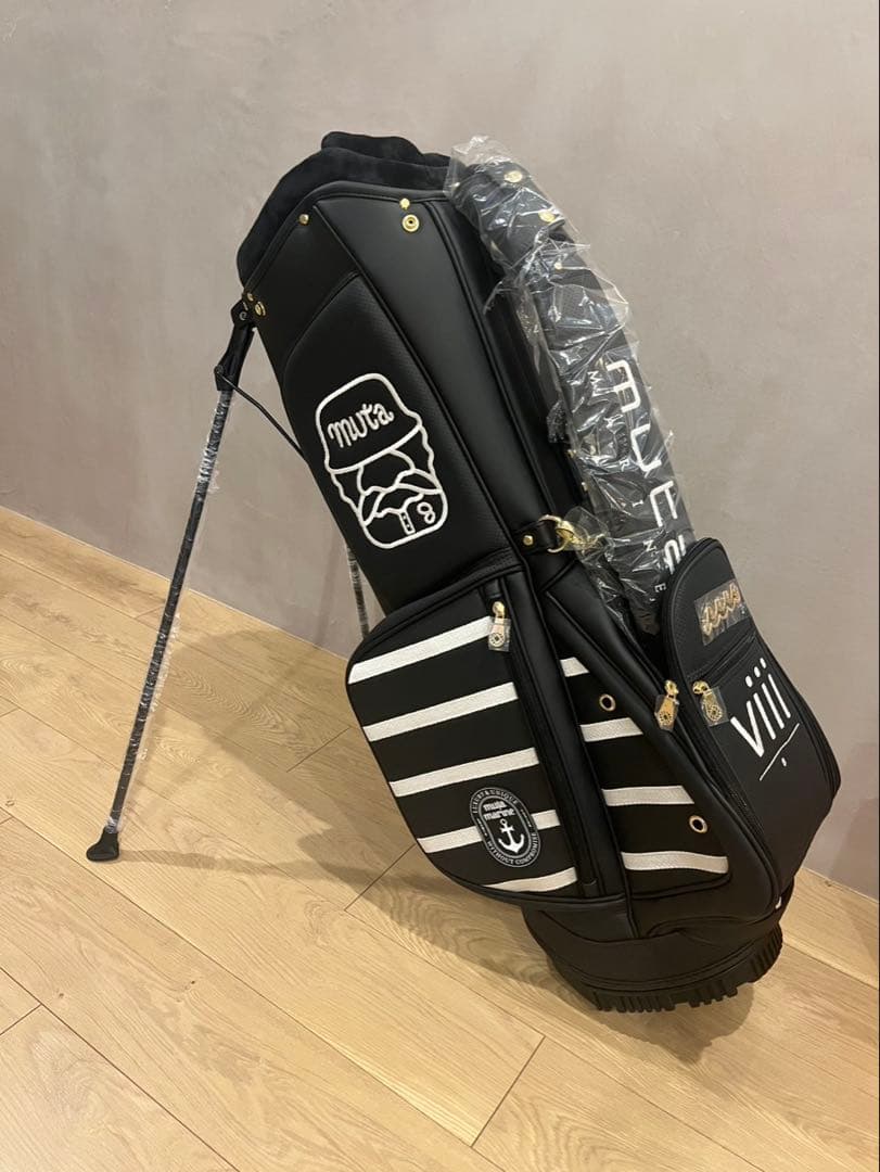 新品未使用 muta MARINE キャディバッグ ブラック ゴルフ