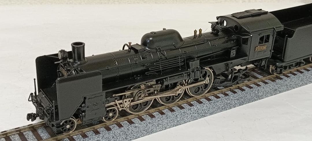 HOゲージ 宮沢模型 Ｃ57蒸気機関車 、メンテナンス済