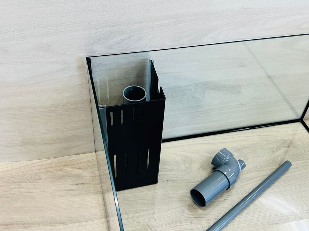 一台限定　特注オーバーフロー水槽 600x450x300ｍｍ　未使用品