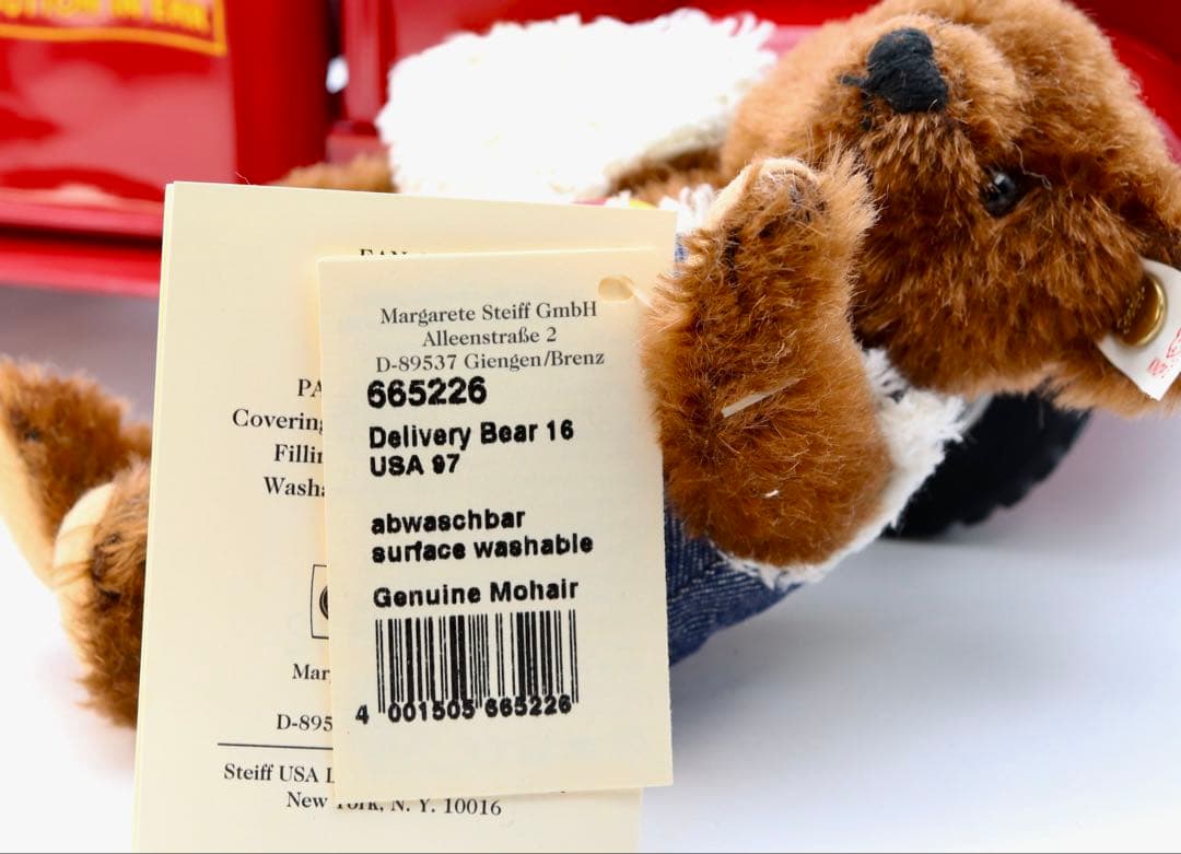 Steiff デリバリーマンとトラック U.S.A.1997年限定発売 新品