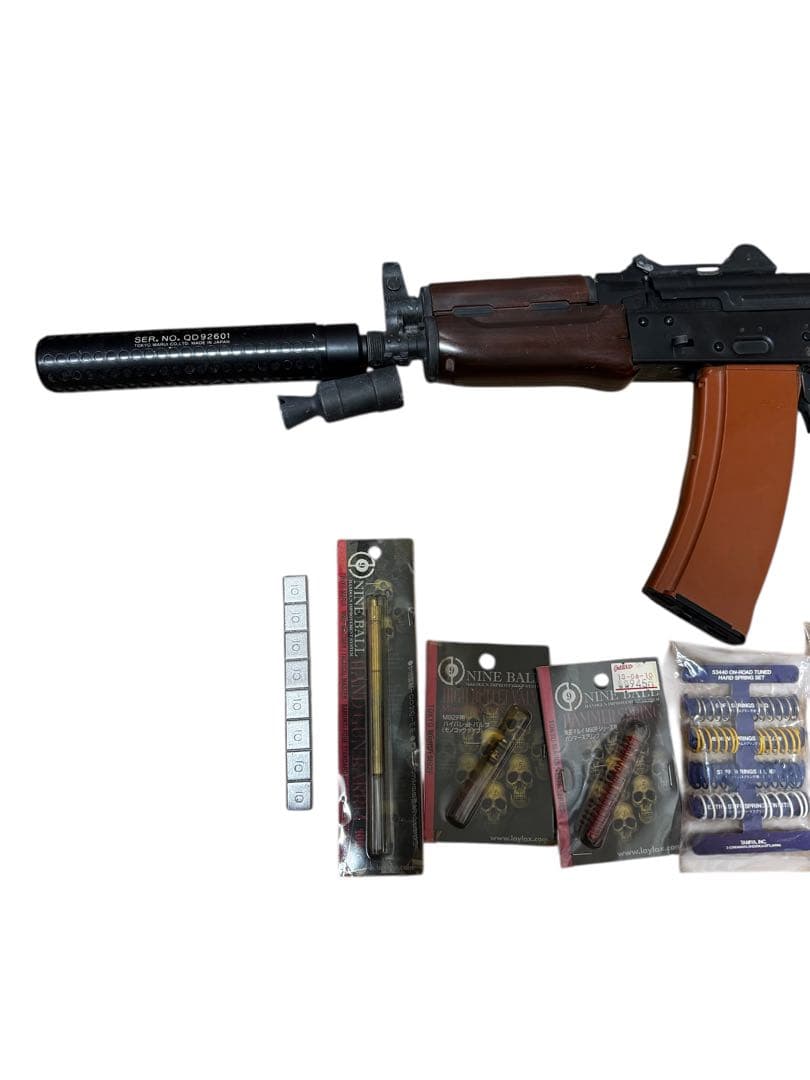 東京マルイ　電動ガンジャンク品　AKS74U?+パーツ多数