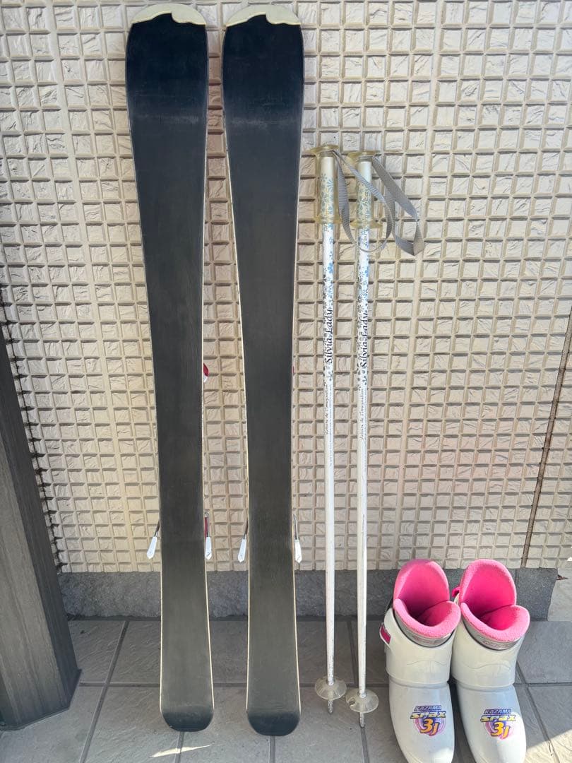 スキーセット(板：ロシニョール110cm)