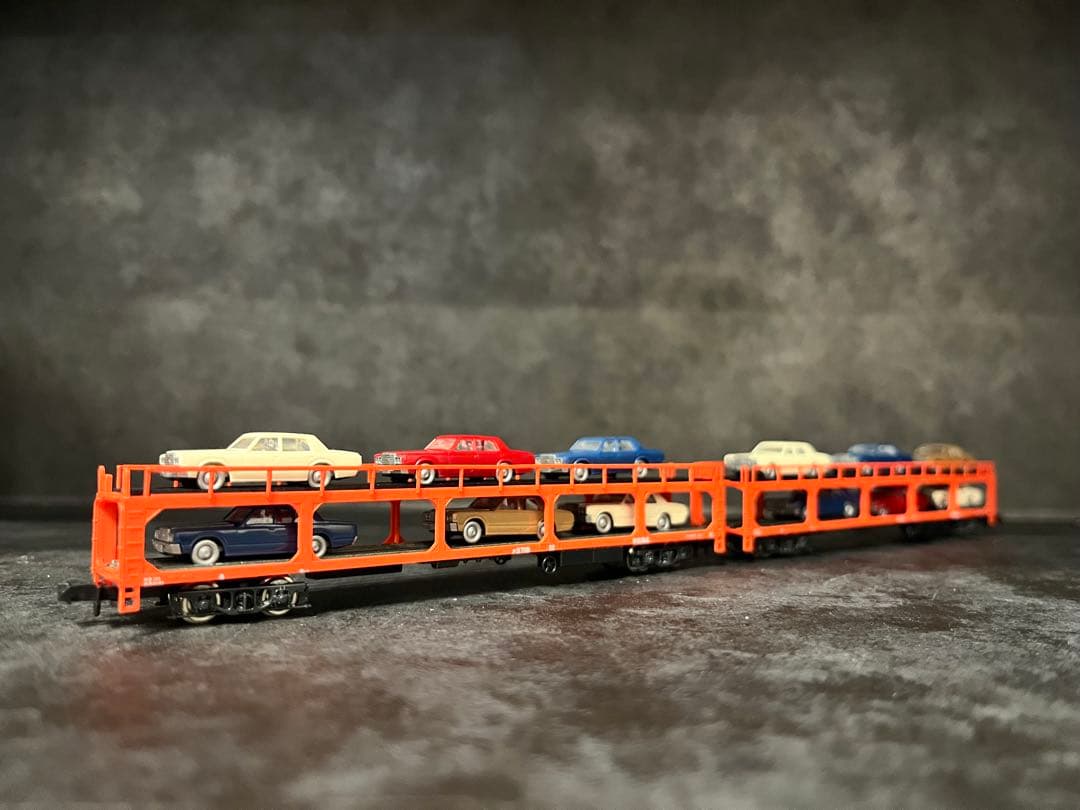 TOMIX EF-66 電気機関車 2両セット　自動車輸送用トレーラー2両セット