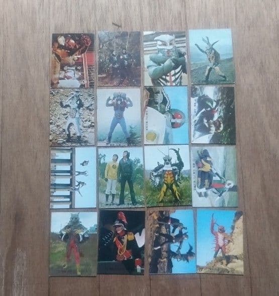 フェニキア人昭和 旧カルビー仮面ライダー カード 16枚セット①〜⑩セット