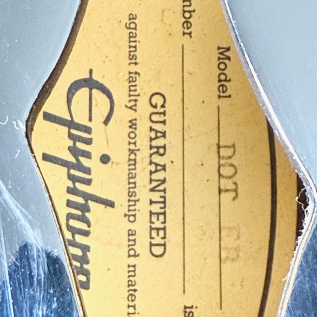 Epiphone DOT EB エレキギター ハードケース付 エピフォン