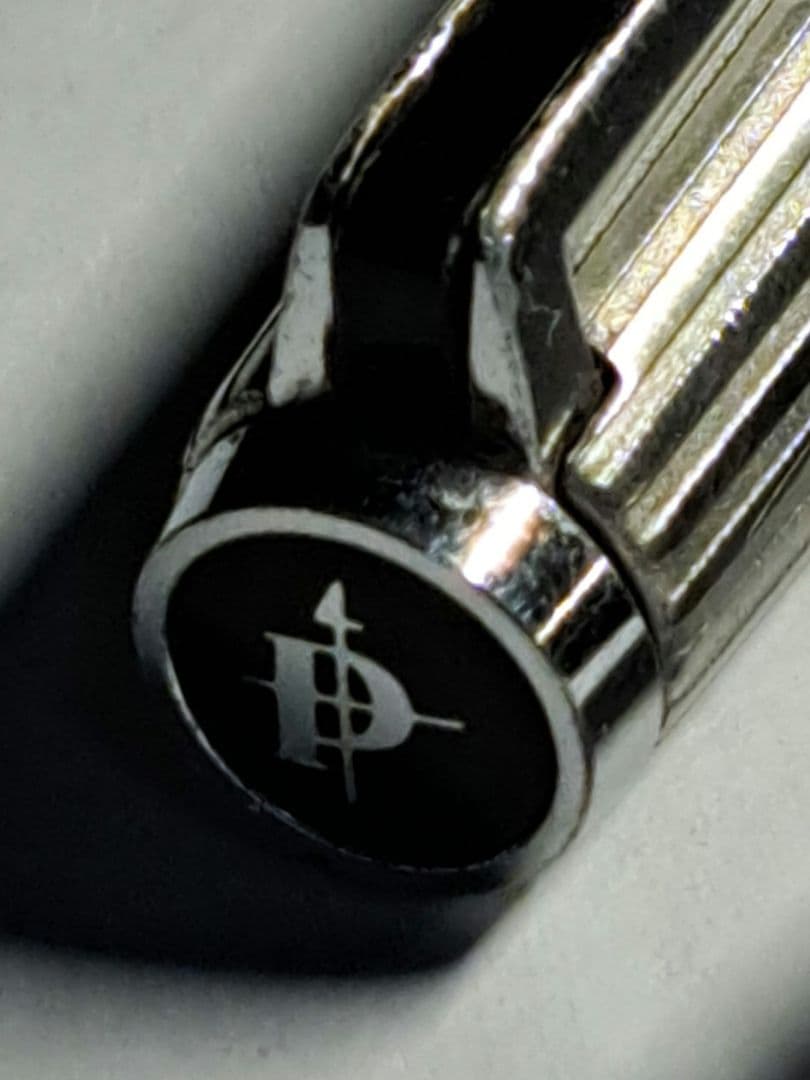 激レア　廃盤 PILOT パイロット カスタムストライプ　白蝕刻　18k F