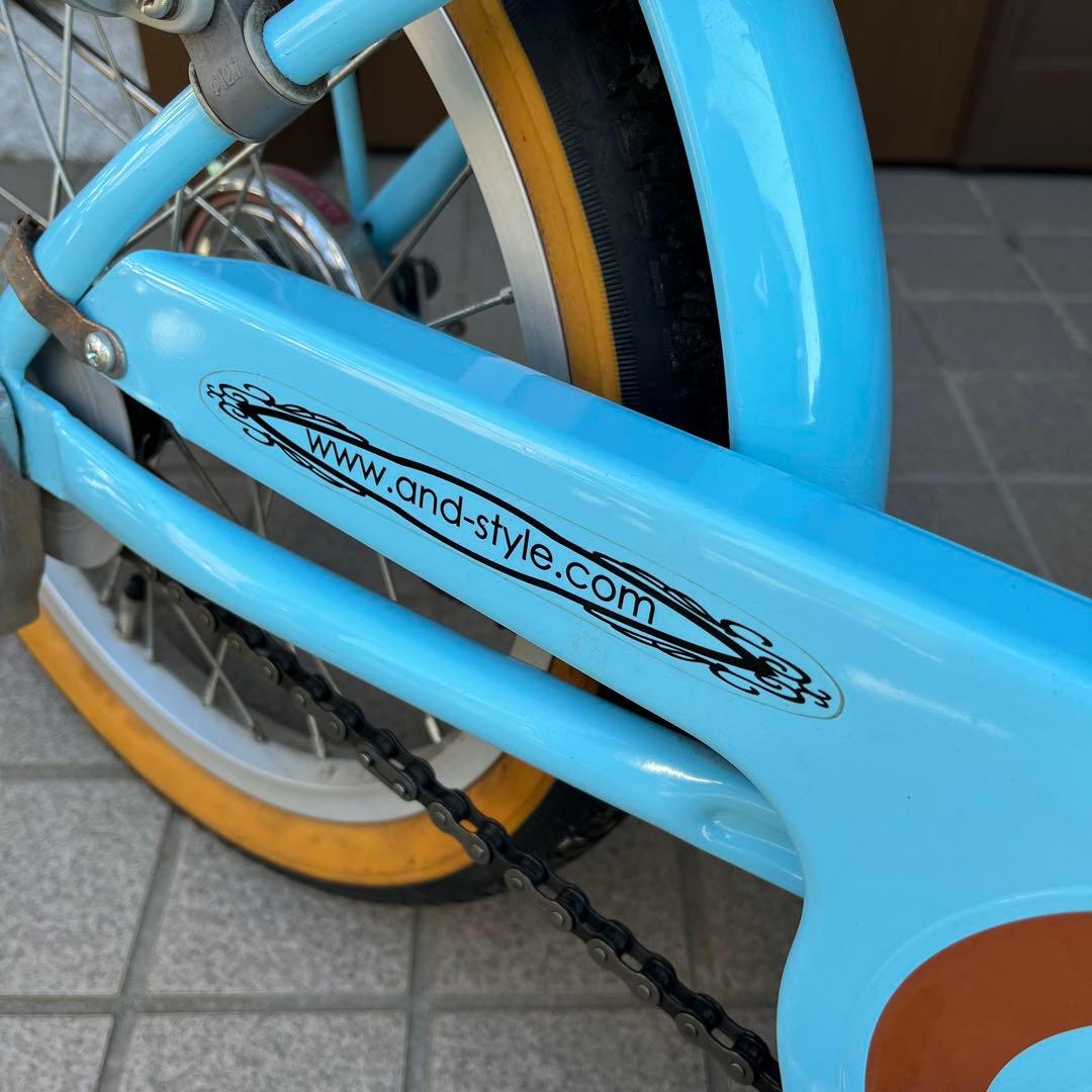 ai design WORKS 子供用自転車 水色