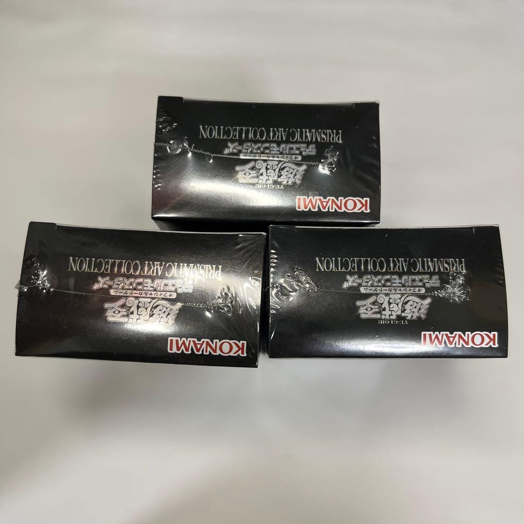遊戯王 プリズマティックアートコレクション シュリンク付き　3box