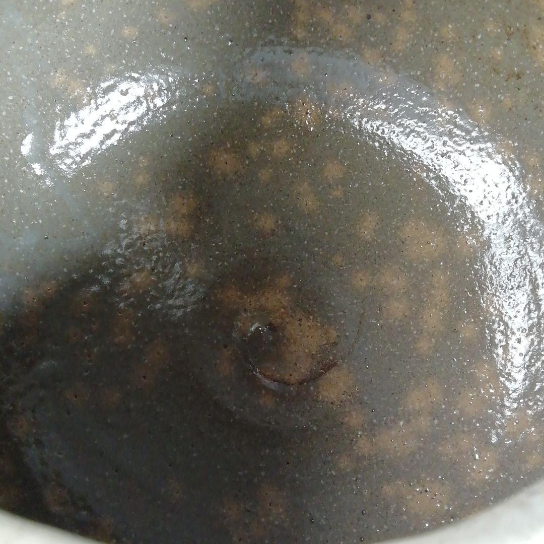 Ｗ１１７　水指　『粉引水指』『奥村考山 造』　共箱　茶道具