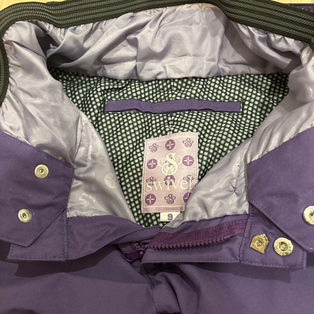 swivel ホワイトドット柄ジャケット