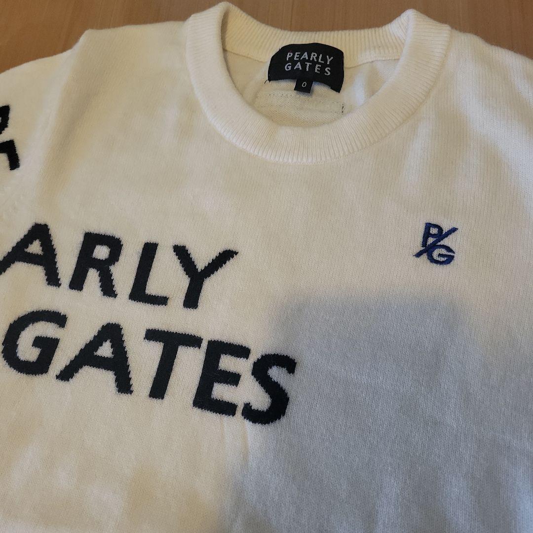 yu✨PEARLY GATES カシミア混ホワイトニット☆