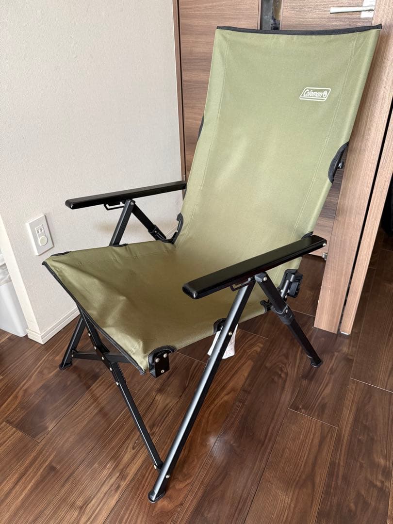 【美品】コールマン レイチェア オリーブ リクライニング