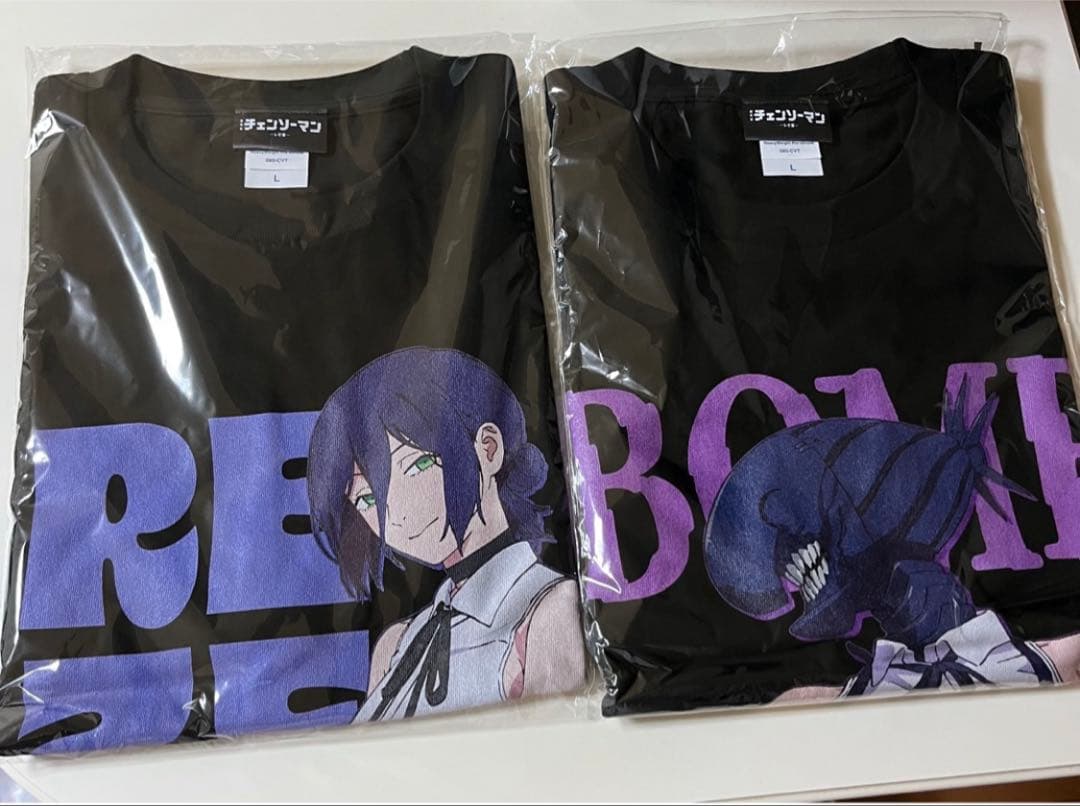チェンソーマン 劇場版 レゼ篇 ボム　レゼ Tシャツ Lサイズ 渋谷　2点セット