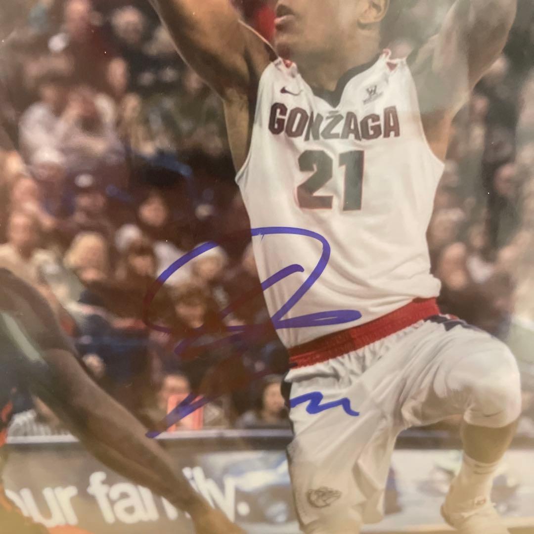 NBA 八村塁　ゴンザガ大学時代のサイン入り写真（流体力学）