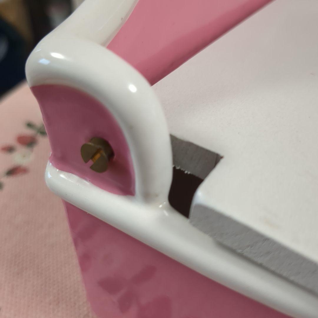 内藤ルネ ルネの陶器 フランス台所　アルメットキャニスター　昭和レトロ